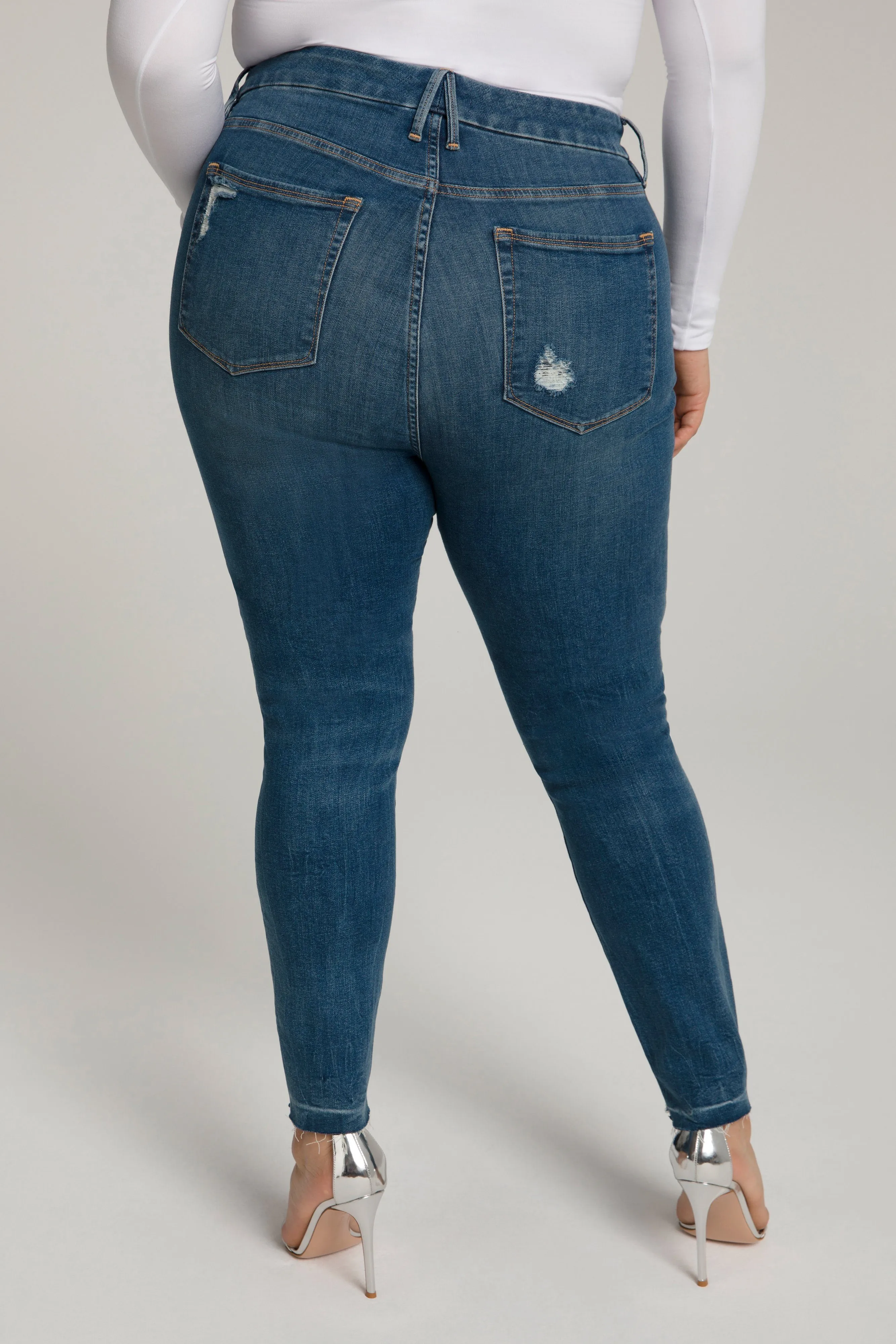GOOD LEGS CHEWED HEM | BLUE504
